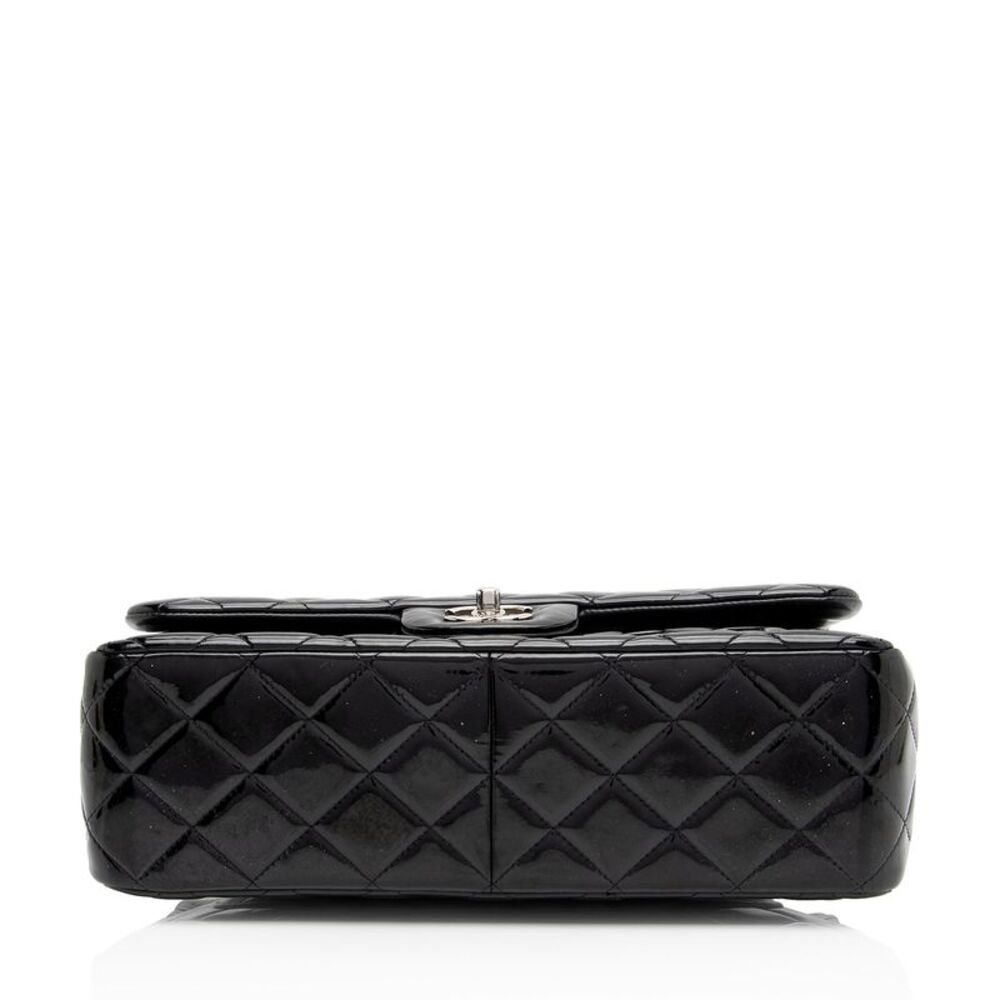 Chanel Patent Leather Classic Jumbo Double Flap Bag - Picture 4 of 15